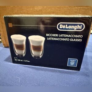 Delonghi Latte Macchiato Glasses